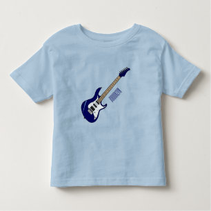Abbildung des elektrischen Gitarren-Cartoon Kleinkind T-shirt