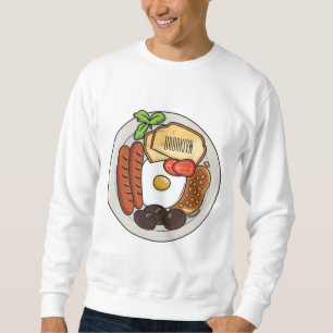 Abbildung des englischen Cartoon Sweatshirt