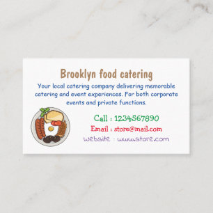 Abbildung des englischen Cartoon Visitenkarte