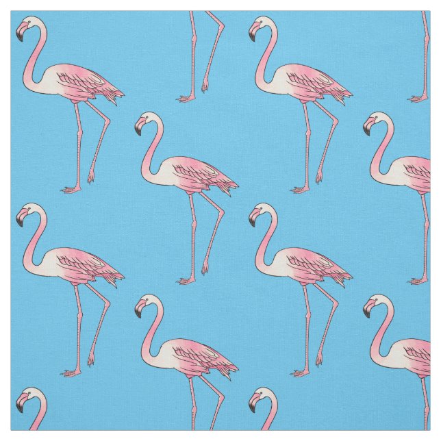 Abbildung des Flamingo-Vogel-Cartoon Stoff (Muster)