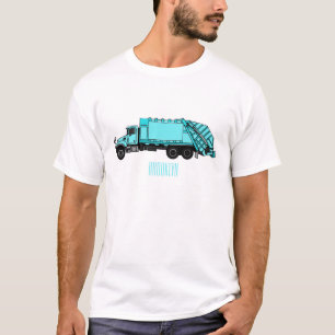 Abbildung des Garbage LKW-Cartoon T-Shirt