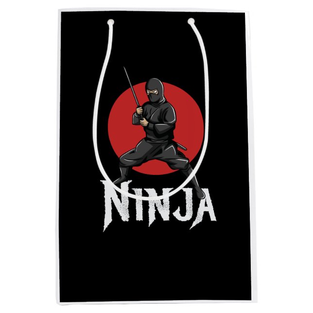 Abbildung des japanischen Ninja-Schwert Mittlere Geschenktüte (Vorderseite)