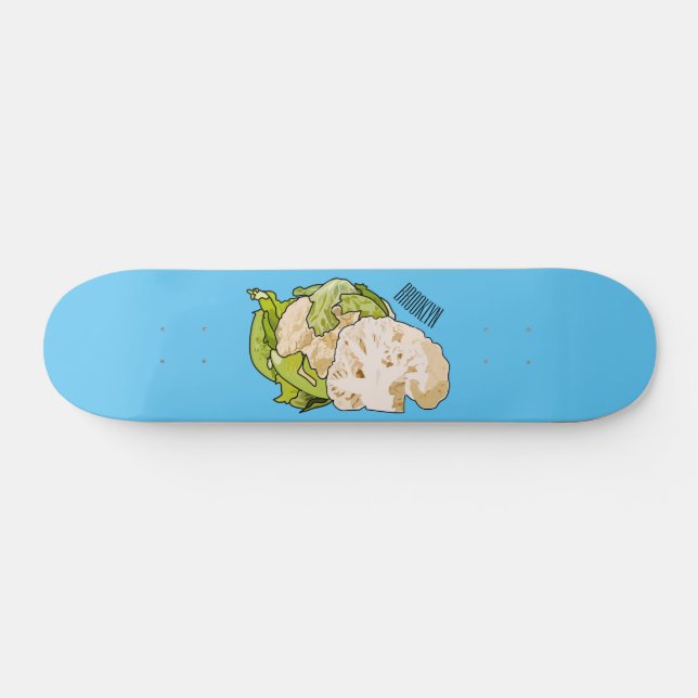 Abbildung des Kauliblumen-Cartoon Skateboard (Horizontal)
