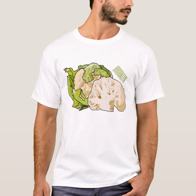 Abbildung des Kauliblumen-Cartoon T-Shirt (Vorderseite)