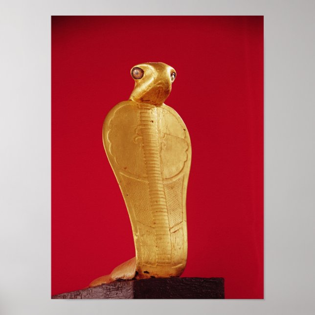 Abbildung des Kobras Netjer-Ankh Poster (Vorne)