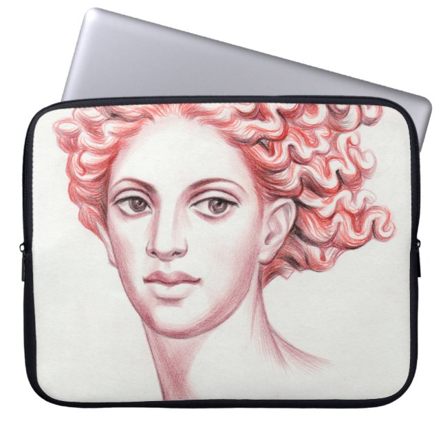 Abbildung des Kopfbestandes Laptopschutzhülle (Vorderseite)