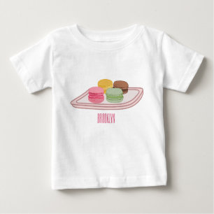 Abbildung des Macaron-Cartoon Baby T-shirt