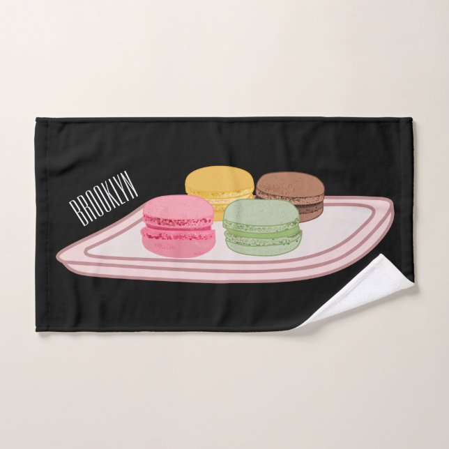 Abbildung des Macaron-Cartoon Badhandtuch Set (Handtuch)