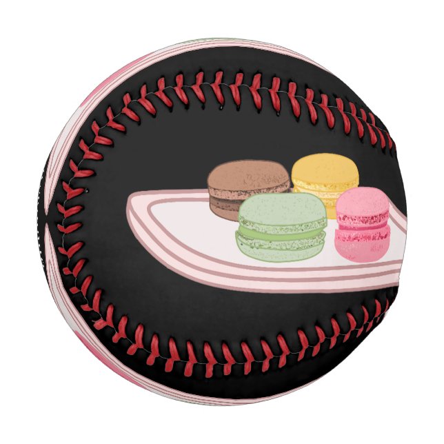 Abbildung des Macaron-Cartoon Baseball (Vorderseite Links)
