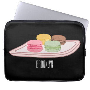 Abbildung des Macaron-Cartoon Laptopschutzhülle