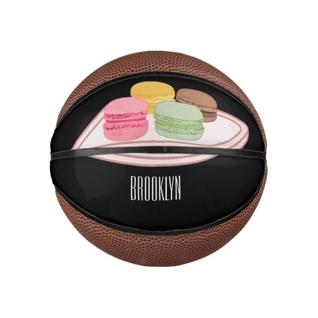 Abbildung des Macaron-Cartoon Mini Basketball (Vorderseite)