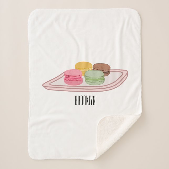 Abbildung des Macaron-Cartoon Sherpadecke (Vorderseite)