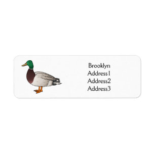 Abbildung des Mallard-Enten-Cartoon