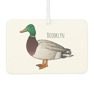 Abbildung des Mallard-Enten-Cartoon Autolufterfrischer