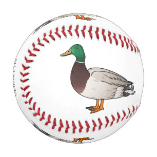 Abbildung des Mallard-Enten-Cartoon Baseball