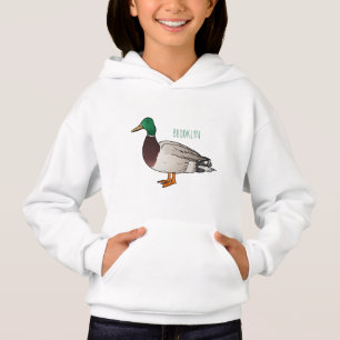 Abbildung des Mallard-Enten-Cartoon Hoodie