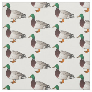 Abbildung des Mallard-Enten-Cartoon Stoff