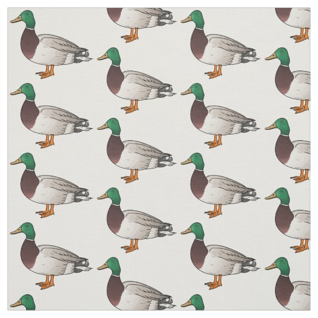 Abbildung des Mallard-Enten-Cartoon Stoff (Muster)
