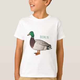 Abbildung des Mallard-Enten-Cartoon T-Shirt
