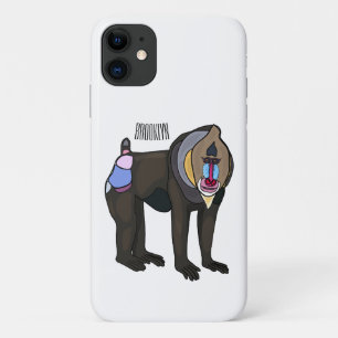 Abbildung des Mandrill Cartoon Case-Mate iPhone Hülle