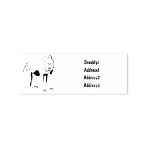 Abbildung des Mandrill Cartoon Gummistempel