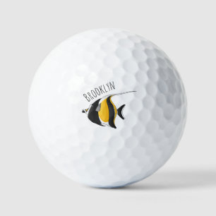Abbildung des maurischen Idol-Cartoon Golfball