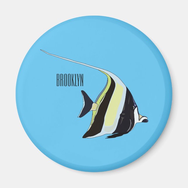 Abbildung des maurischen Idol-Cartoon Magnet (Vorne)
