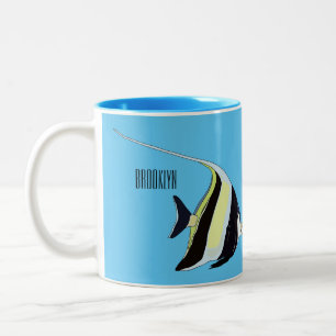 Abbildung des maurischen Idol-Cartoon Zweifarbige Tasse