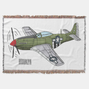 Abbildung des militärischen Flugzeug Cartoon Decke