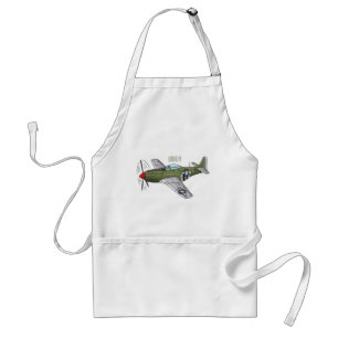 Abbildung des militärischen Flugzeug Cartoon Schürze