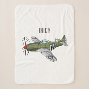 Abbildung des militärischen Flugzeug Cartoon Sherpadecke