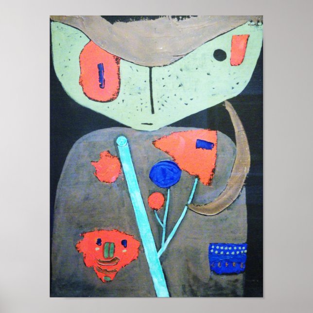 Abbildung des Orientalischen Theaters, Paul Klee Poster (Vorne)