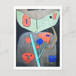 Abbildung des Orientalischen Theaters, Paul Klee Postkarte
