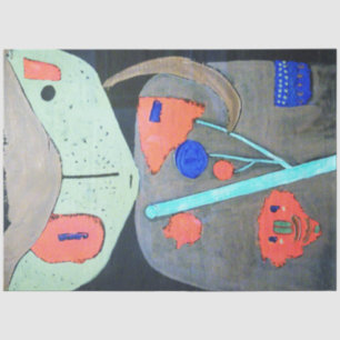 Abbildung des Orientalischen Theaters, Paul Klee Seidenpapier