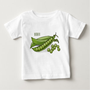 Abbildung des Pea-Cartoon Baby T-shirt