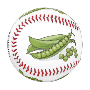 Abbildung des Pea-Cartoon Baseball