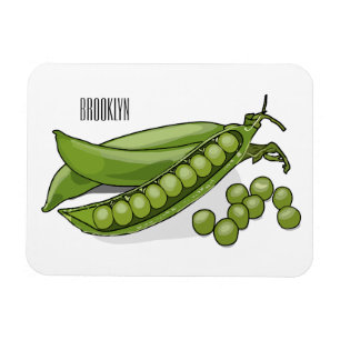 Abbildung des Pea-Cartoon Magnet