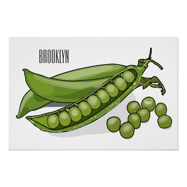 Abbildung des Pea-Cartoon Poster (Vorderseite)