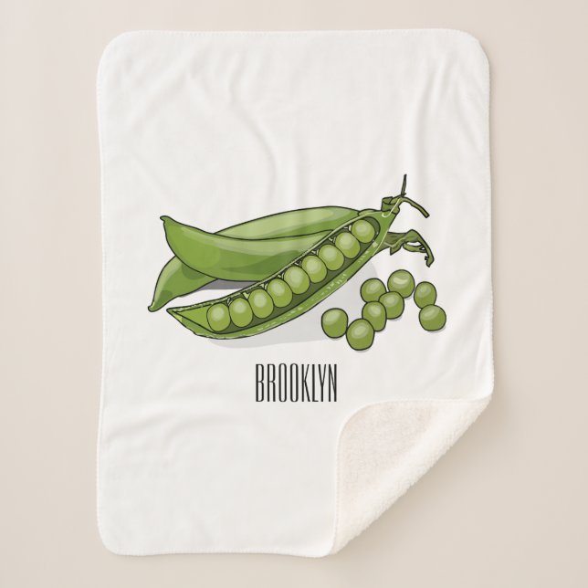 Abbildung des Pea-Cartoon Sherpadecke (Vorderseite)