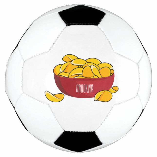 Abbildung des Potato-Chip-Cartoon Fußball (Vorderseite)