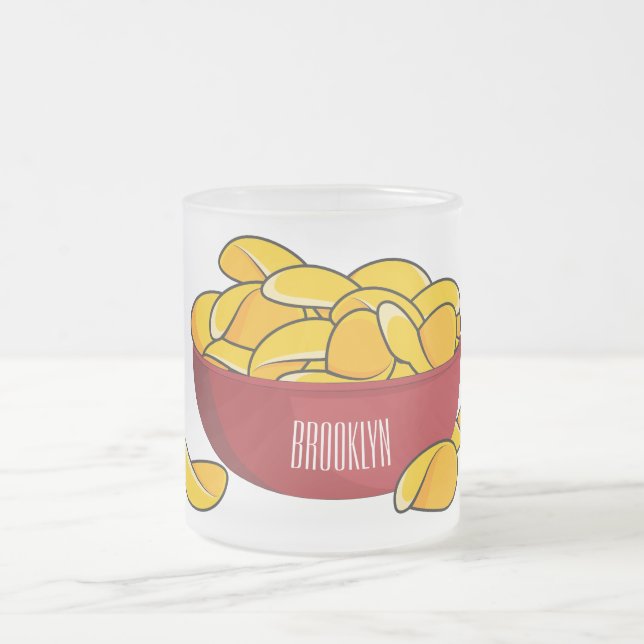 Abbildung des Potato-Chip-Cartoon Mattglastasse (Mittel)