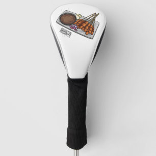 Abbildung des Satay-Cartoon Golf Headcover