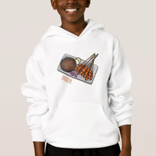 Abbildung des Satay-Cartoon Hoodie