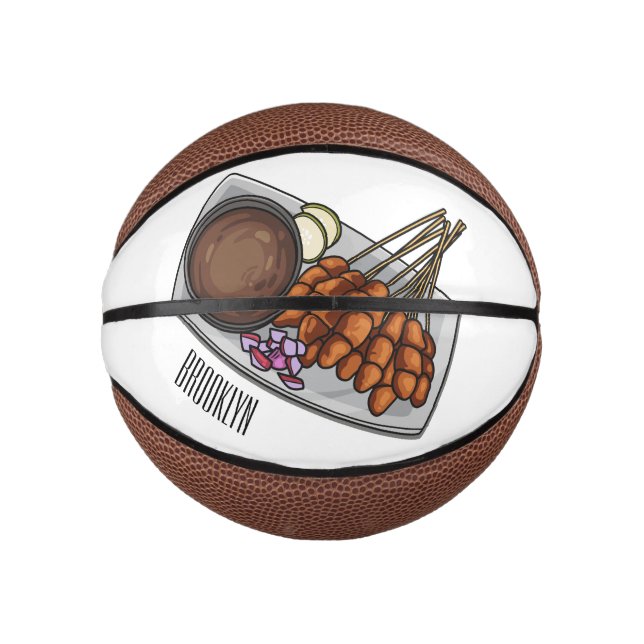 Abbildung des Satay-Cartoon Mini Basketball (Vorderseite)
