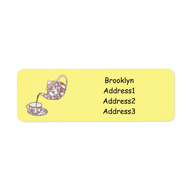 Abbildung des Teacup-Set-Cartoon (Vorne)