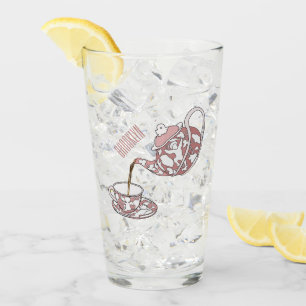 Abbildung des Teacup-Set-Cartoon Glas