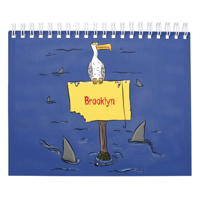 Abbildung des tierischen Cartoon Kalender (Titelbild)