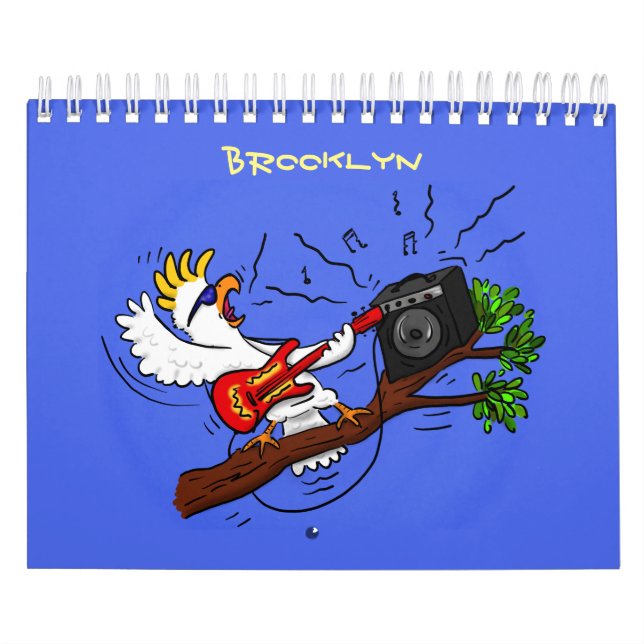 Abbildung des tierischen Cartoon Kalender (Titelbild)