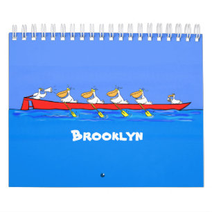 Abbildung des tierischen Cartoon Kalender