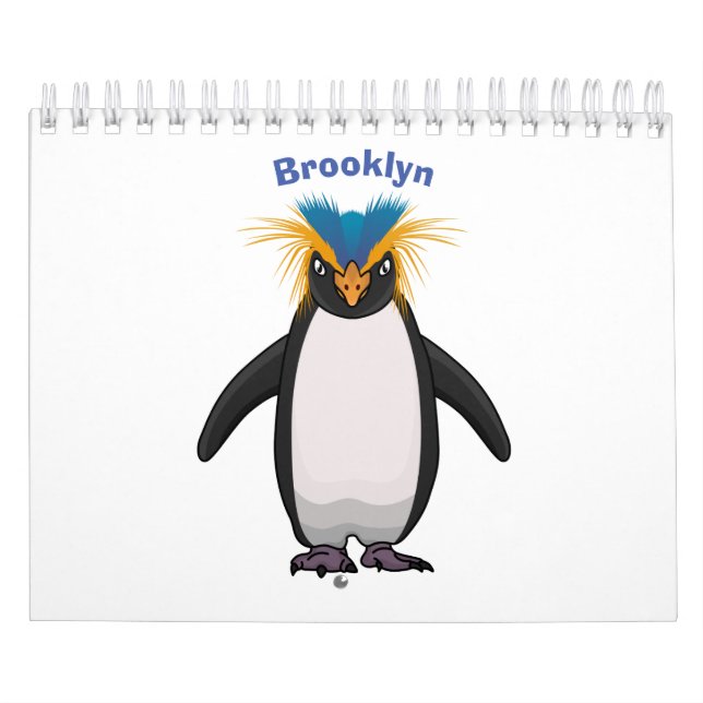 Abbildung des tierischen Cartoon Kalender (Titelbild)